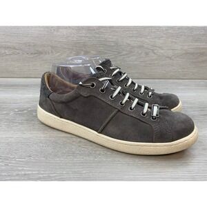 UGG Neutra Women's Suede Sneakers Charcoal Grey Wool 9 Heel Low Top Lace Up
